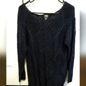 Navy sparkly sweater